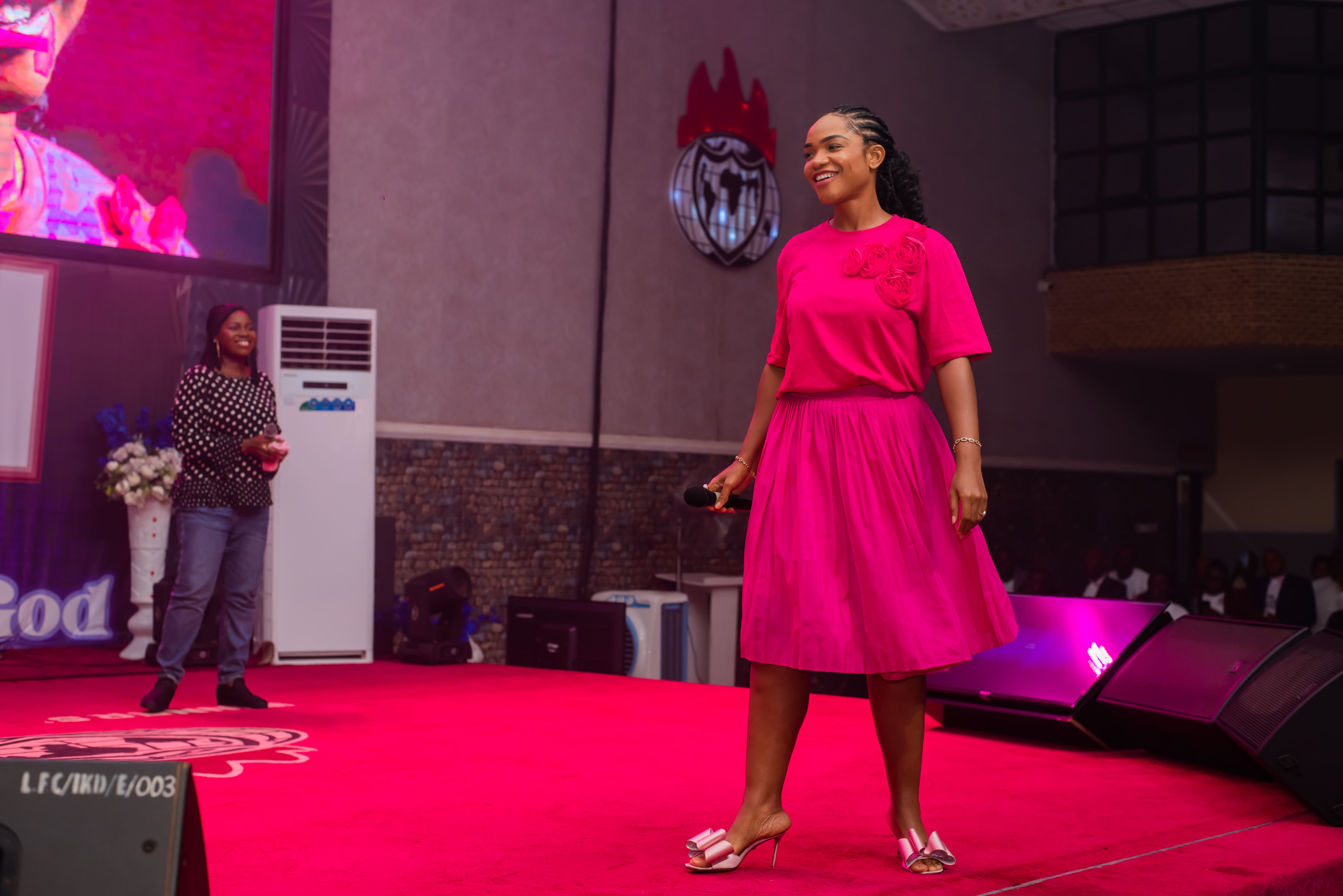 Voices lifted in praise